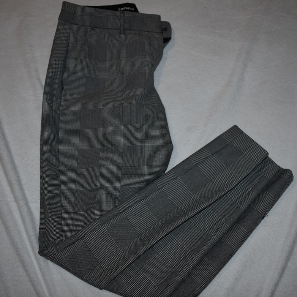 Express Columnist Mid Rise Ankle Pant